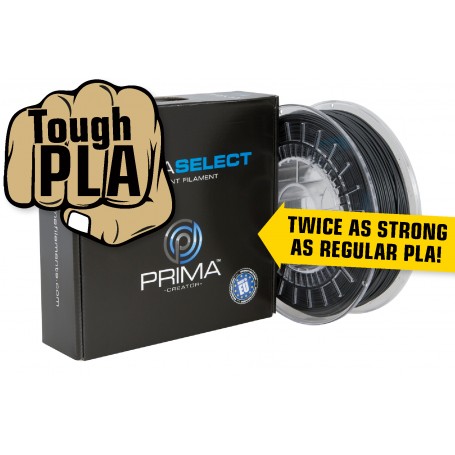 PRIMASELECT PLA TOUGH - 1,75 MM - 750 G - GRIGIO SCURO
